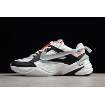 2018 Off-White x NIKE M2K Tekno Black White-Grey and WoSize A03108-062 Shoes